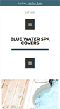 Mobile Screenshot of bluewaterspacovers.com